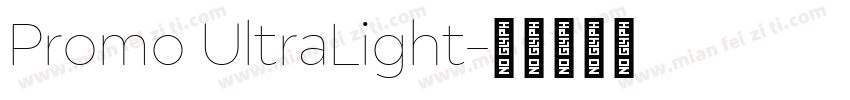 Promo UltraLight字体转换